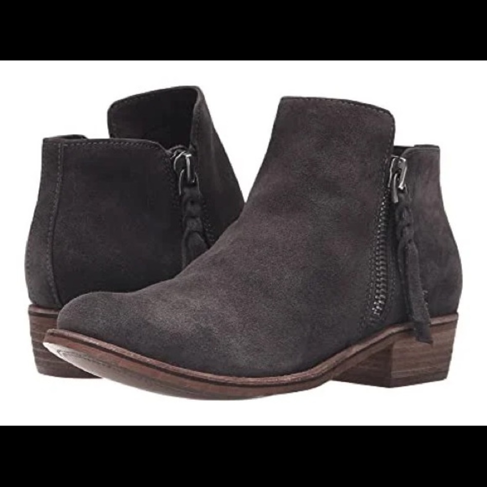 Dolce Vita grey suede booties size 7.5